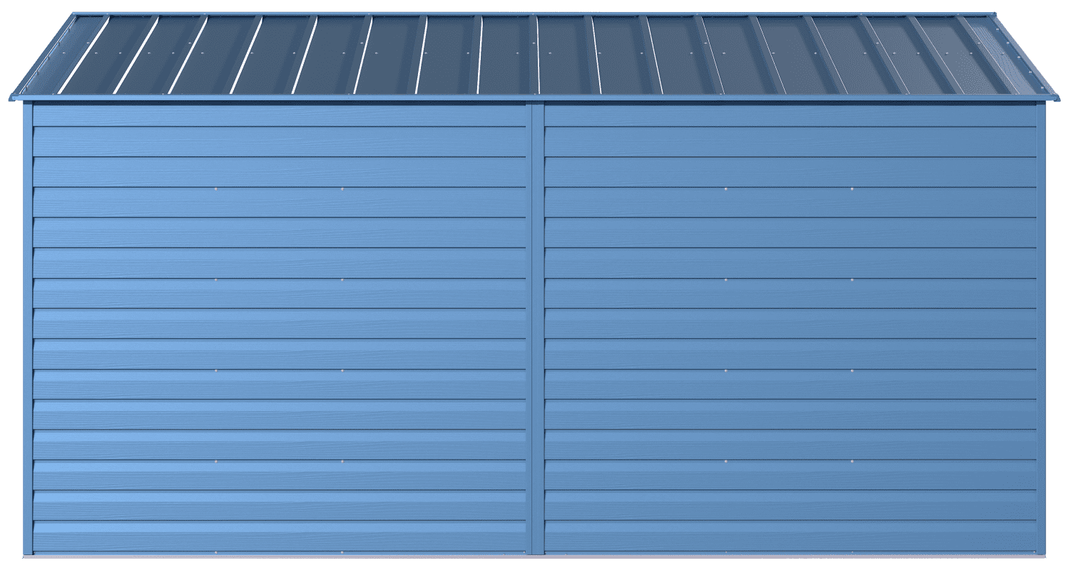 Arrow Select Steel Storage Shed, 10x14, Blue Grey - Image 8