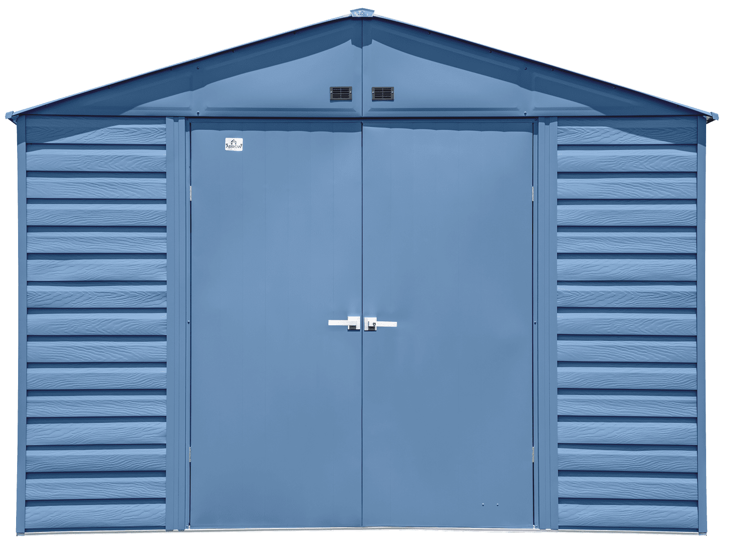 Arrow Select Steel Storage Shed, 10x14, Blue Grey - Image 5