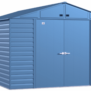 Arrow Select Steel Storage Shed, 10x14, Blue Grey
