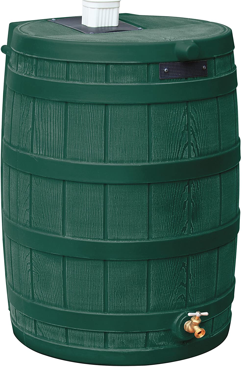 50 Gallon Plastic Outdoor Home Rain Barrel Water Storage Collector - Image 4
