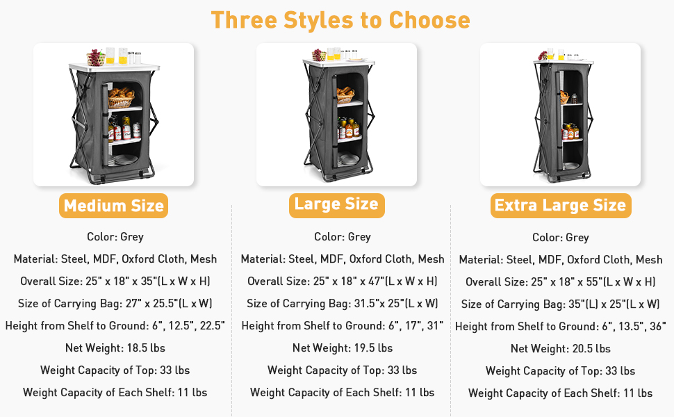 Camping Storage Cabinet