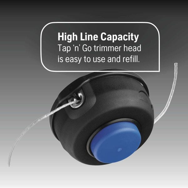 128LD Gas String Trimmer, 28-cc 2-Cycle, 17-inch Straight Shaft Gas String Trimmer with Tap ‘n Go trimmer head - Image 2