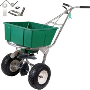 High Wheel Walk-Behind Fertilizer Spreader with Agitator Repair Kit (Bundle, 2 Items)