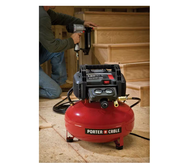 150 PSI, 6 Gallon Oil-Free Pancake Air Compressor - Image 2