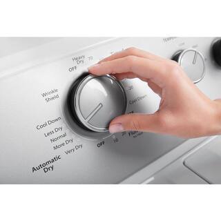 Whirlpool 7.0 cu. ft. Electric Dryer, AutoDryTM System, Wrinkle ShieldTM, White - Image 5