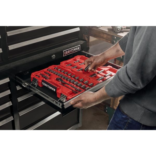 2000 Series 51.5-in W x 24.7-in H 8-Drawer Steel Tool Chest (Black) - Image 5
