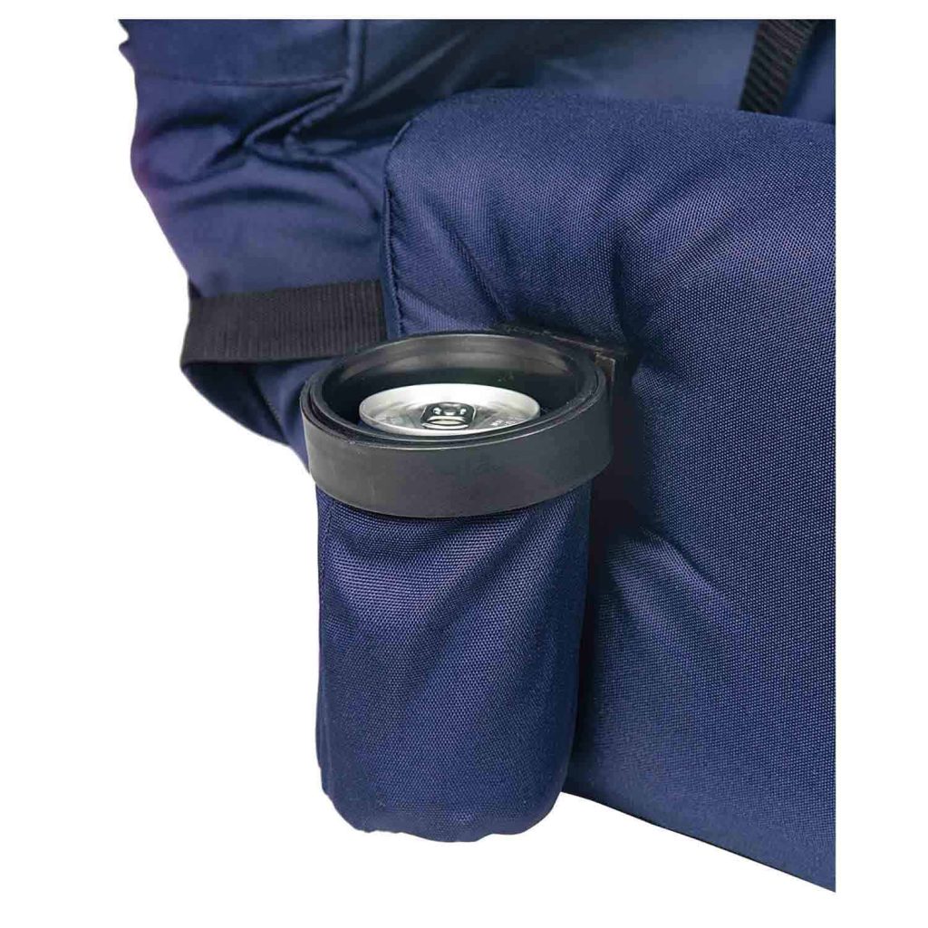 WEST MARINE High-Back Portable Seat with Armrests & Pockets, UV-Resistant, Water-Repellent Fabric - Image 4