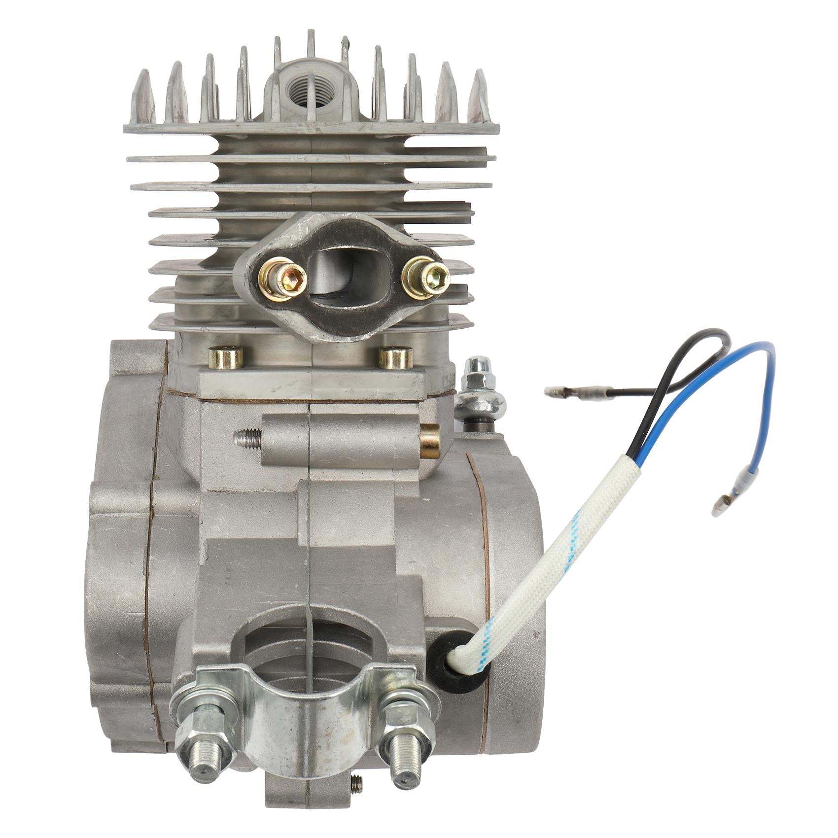 80cc 2-Stroke Engine Bike Motor Kit for 26′′ Bicycles, Silver White - Image 3