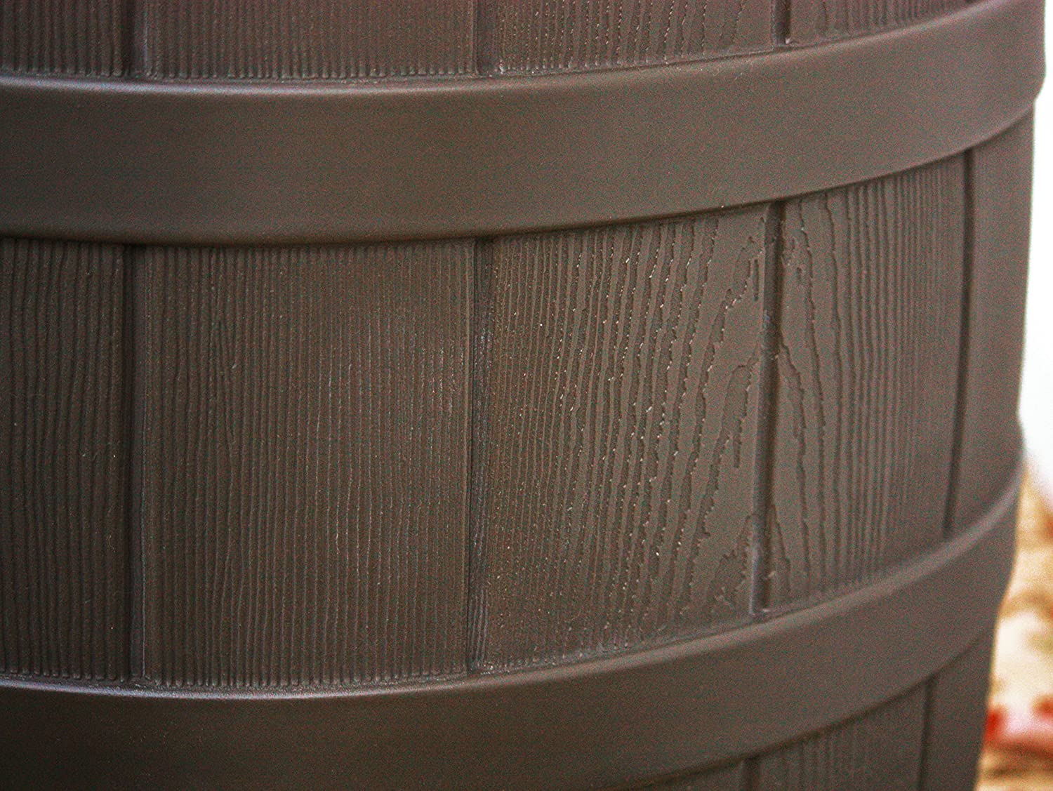 50 Gallon Plastic Outdoor Home Rain Barrel Water Storage Collector - Image 6