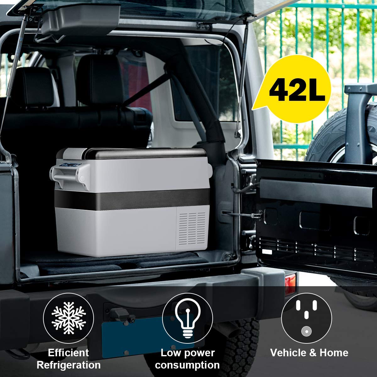 44 Quart Portable Refrigerator/Freezer Compact Vehicle Car - Image 5