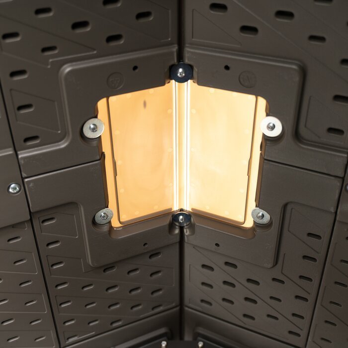 8 ft. W x 12.5 ft. D Plastic Storage Shed - Image 4