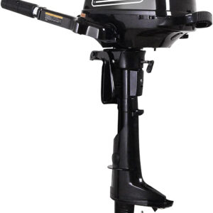 2.6 hp Outboard Motor with Short Shaft, Black