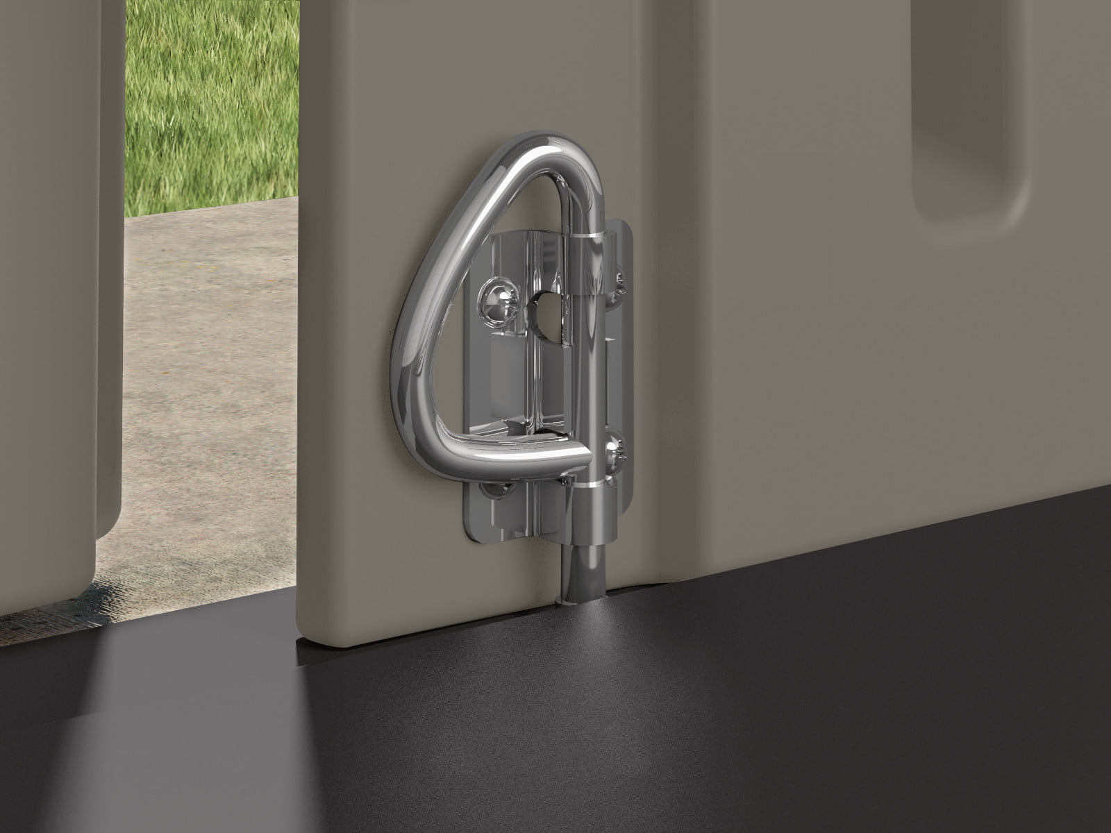 Suncast 8 x 10 ft. Metal and Resin Storage Shed, Vanilla - Image 4