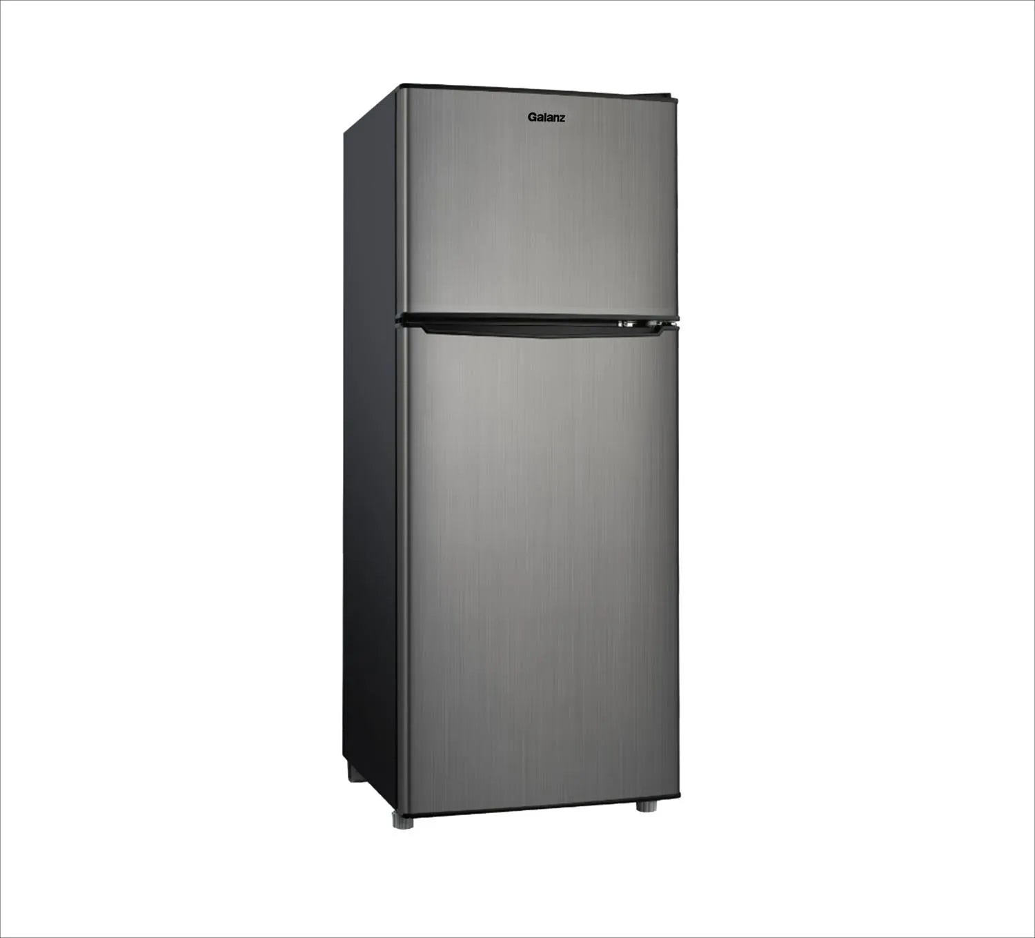 4.6. Cu ft Two Door Mini Refrigerator with Freezer, Stainless Steel - Image 2