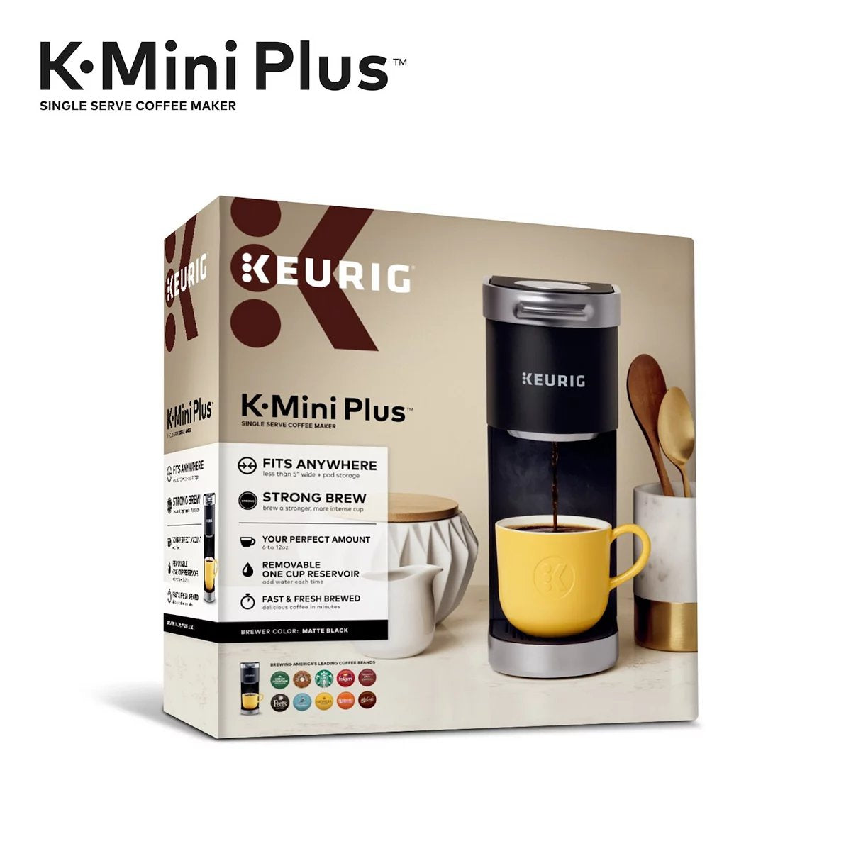 K-Mini Plus Single-Serve K-Cup Pod Coffee Maker - Image 10