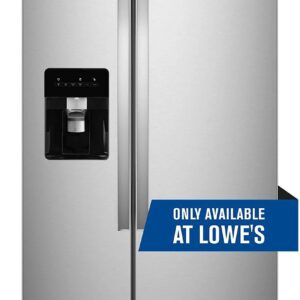 36-Inch Wide Side-By-Side Refrigerator - 24 Cu. ft. Stainless Steel