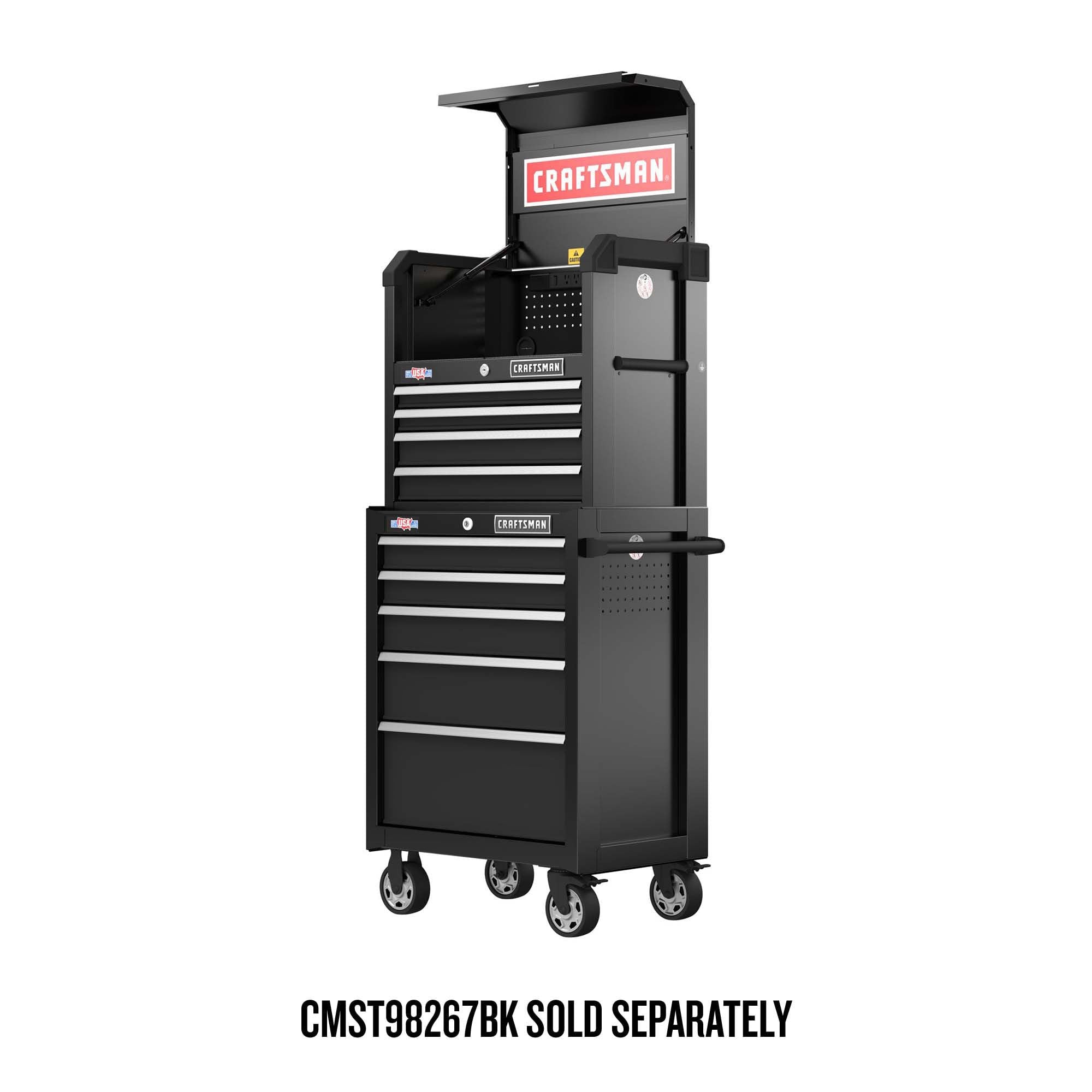 2000 Series 26.5-in W x 37.5-in H 5-Drawer Steel Rolling Tool Cabinet (Black) - Image 7