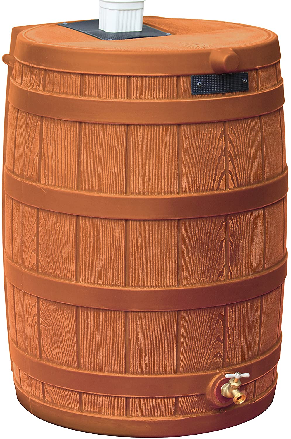 50 Gallon Plastic Outdoor Home Rain Barrel Water Storage Collector - Image 3
