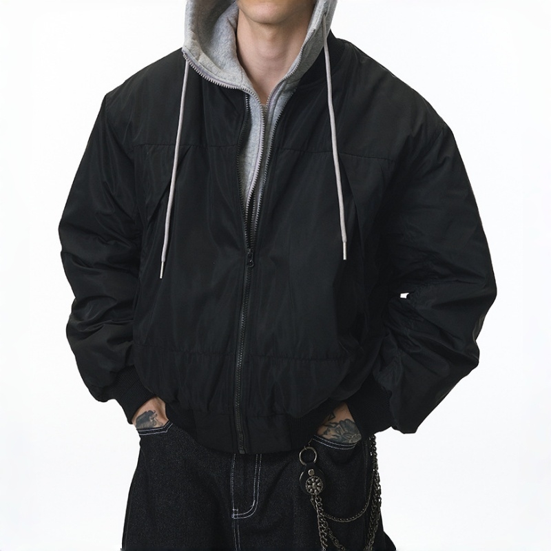 cleanfit detachable two in one baseball jacket