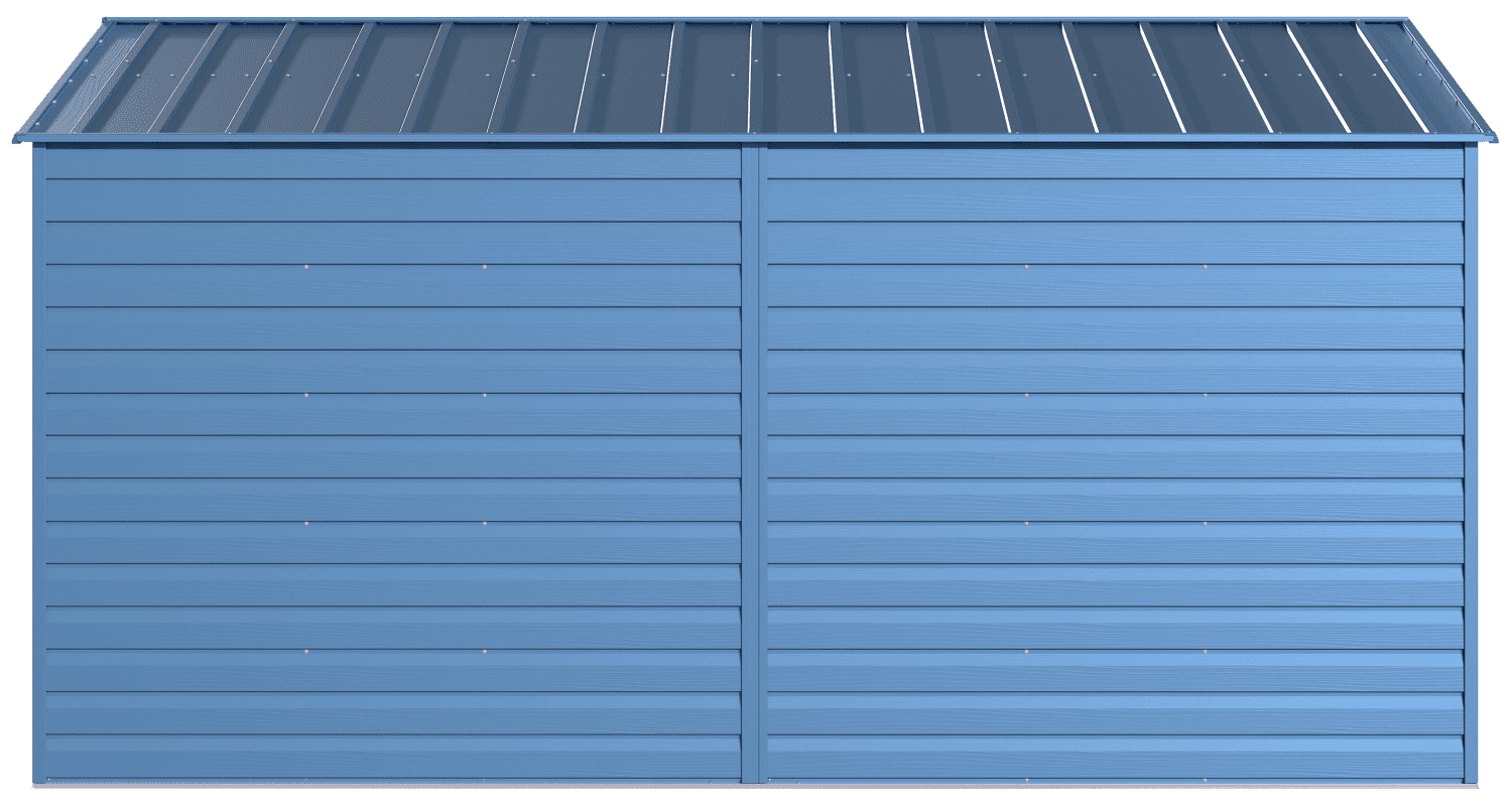 Arrow Select Steel Storage Shed, 10x14, Blue Grey - Image 14