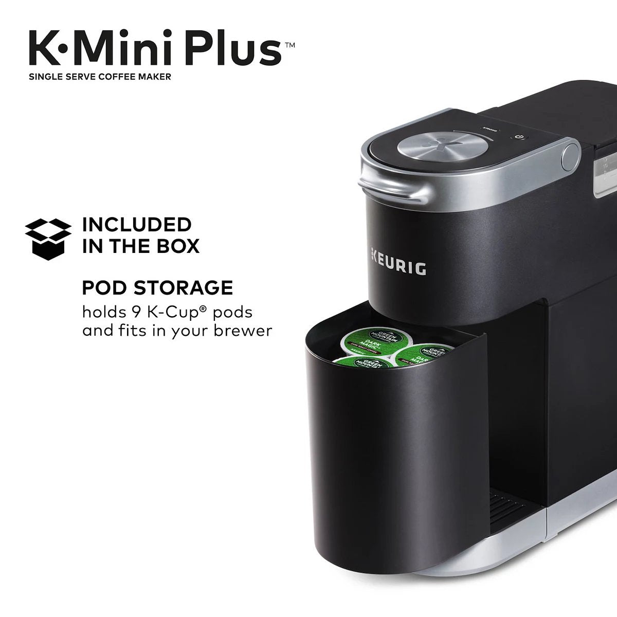 K-Mini Plus Single-Serve K-Cup Pod Coffee Maker - Image 6