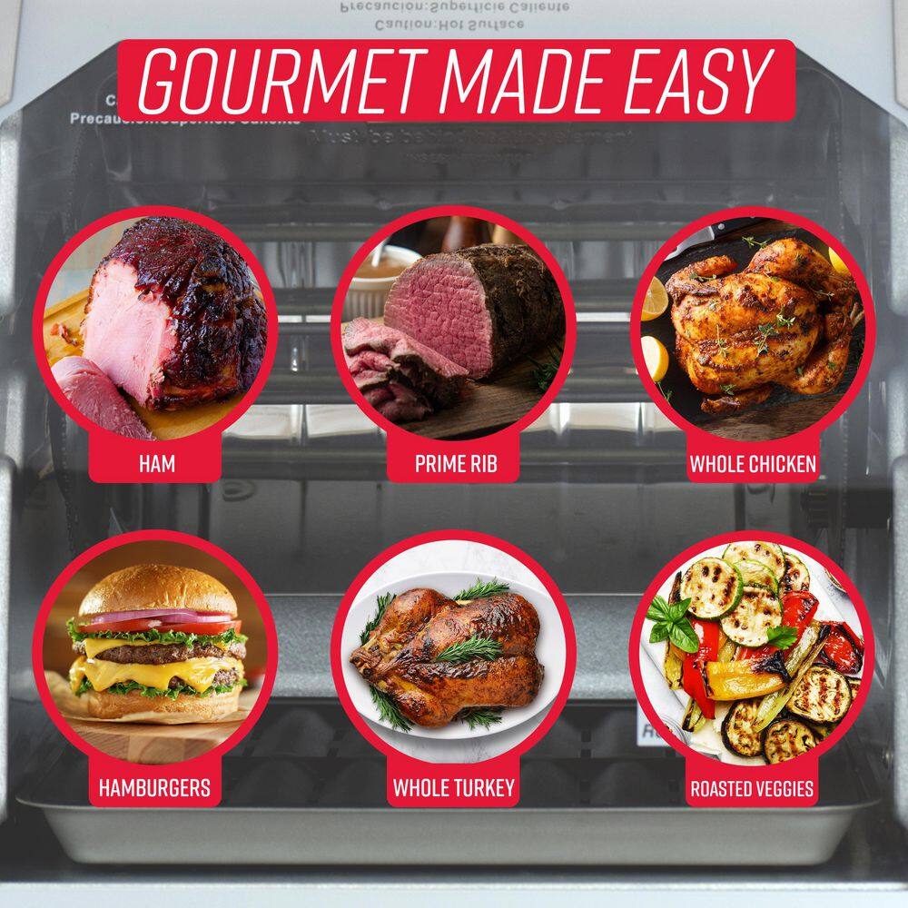 Digital Platinum Showtime Countertop Rotisserie Oven ST5000PLAT - Image 8