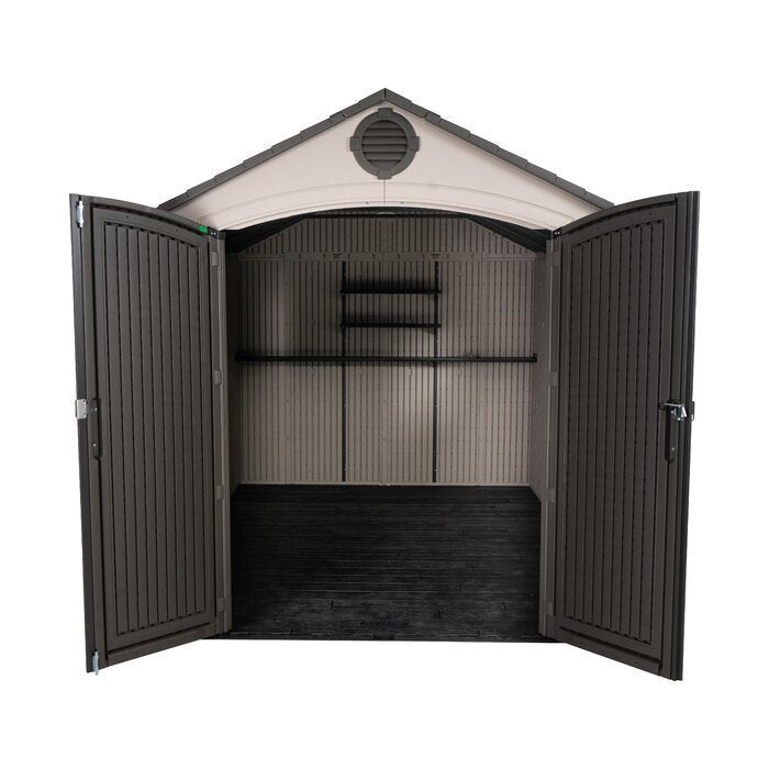 8 ft. W x 12.5 ft. D Plastic Storage Shed - Image 2