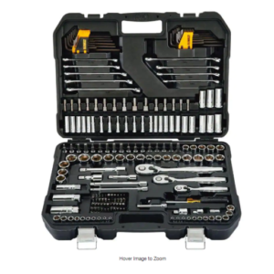 1/4 in., 3/8 in., and 1/2 in. Drive Polished Chrome Mechanics Tool Set (200-Piece)