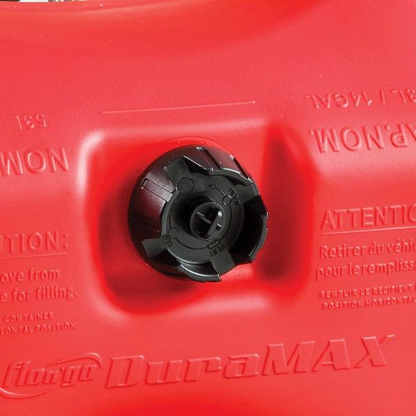 14 Gallon Portable Gas Fuel Tank with Pump, 2 Pack, Red - Image 10