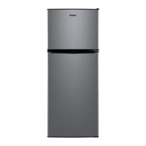 4.6. Cu ft Two Door Mini Refrigerator with Freezer, Stainless Steel