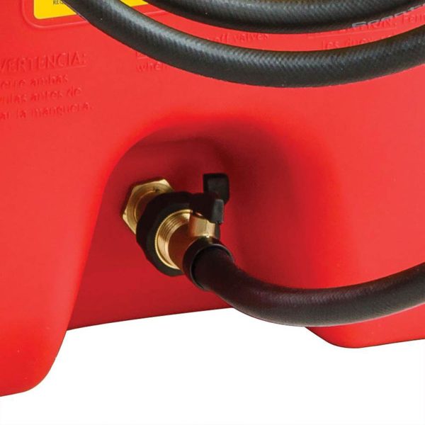 14 Gallon Portable Gas Fuel Tank with Pump, 2 Pack, Red - Image 9