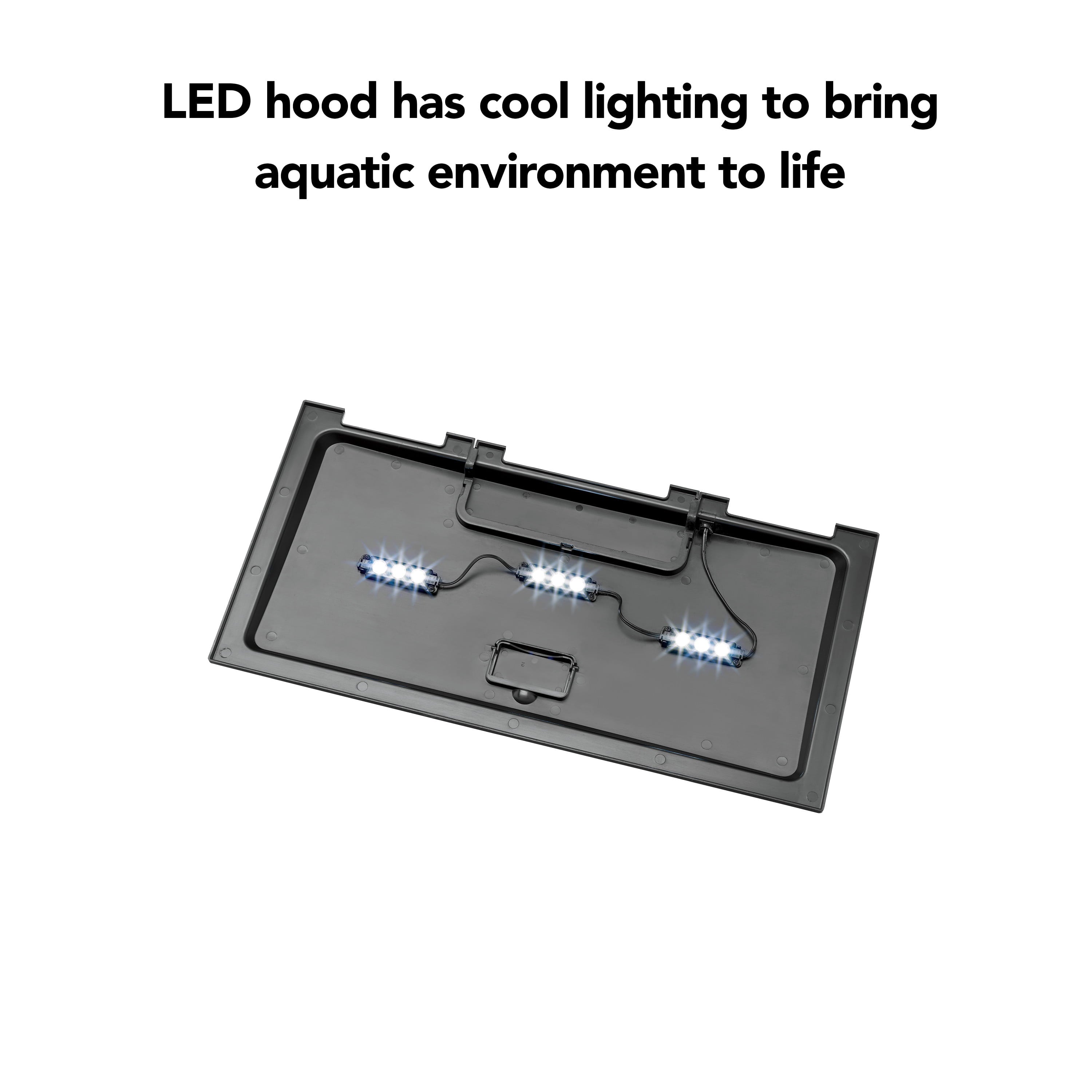 Aqueon Aquarium Starter Kit 10 Gallon Glass Fish Tank LED Lighting Filter and Heater - Image 4