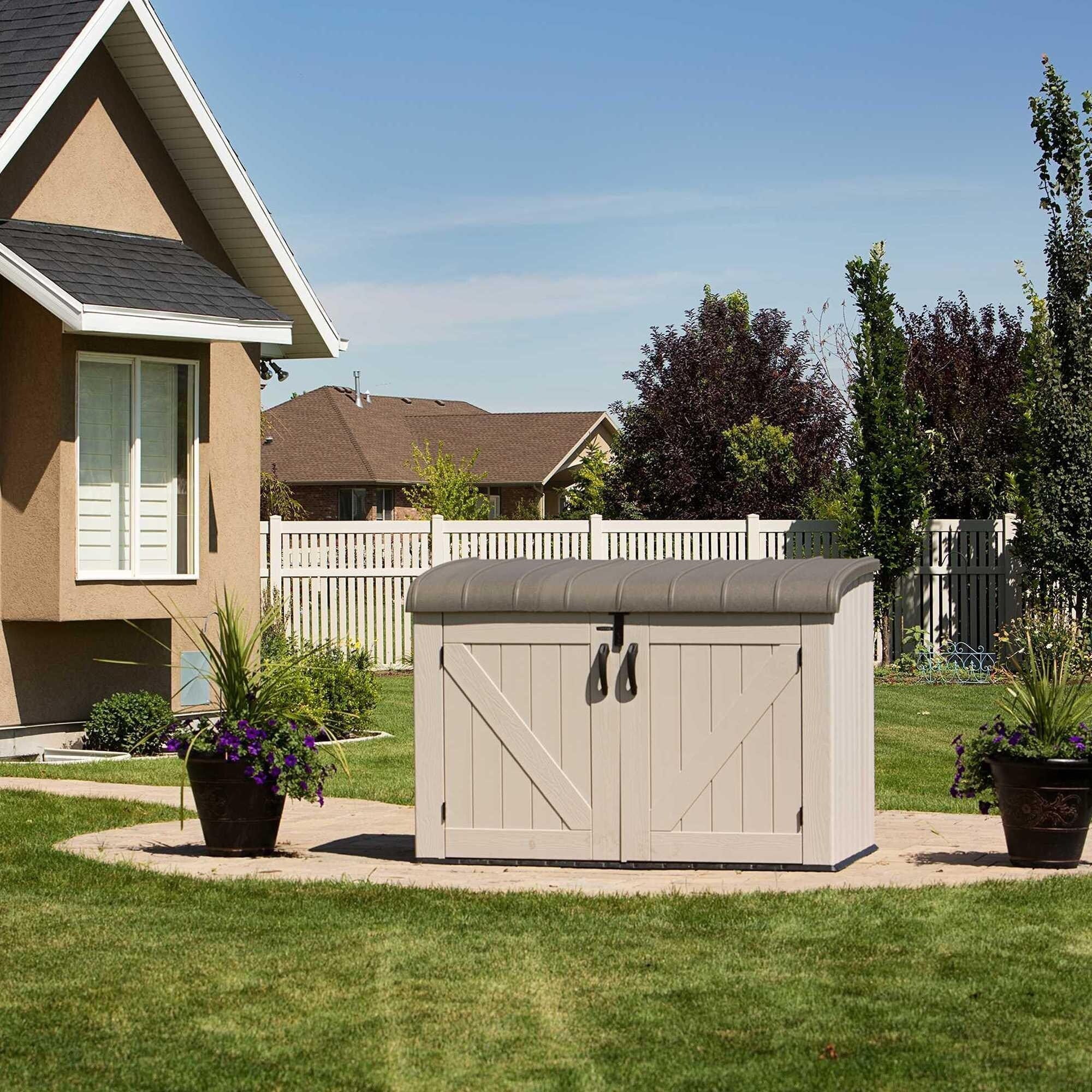 Lifetime Horizontal Storage Shed (75 cubic feet), 60170 - Image 3