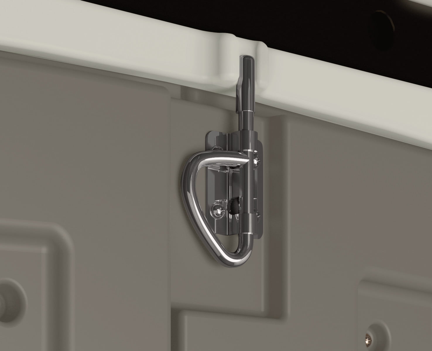 Suncast 8 x 10 ft. Metal and Resin Storage Shed, Vanilla - Image 6