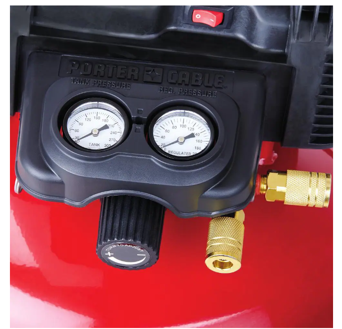 150 PSI, 6 Gallon Oil-Free Pancake Air Compressor - Image 3