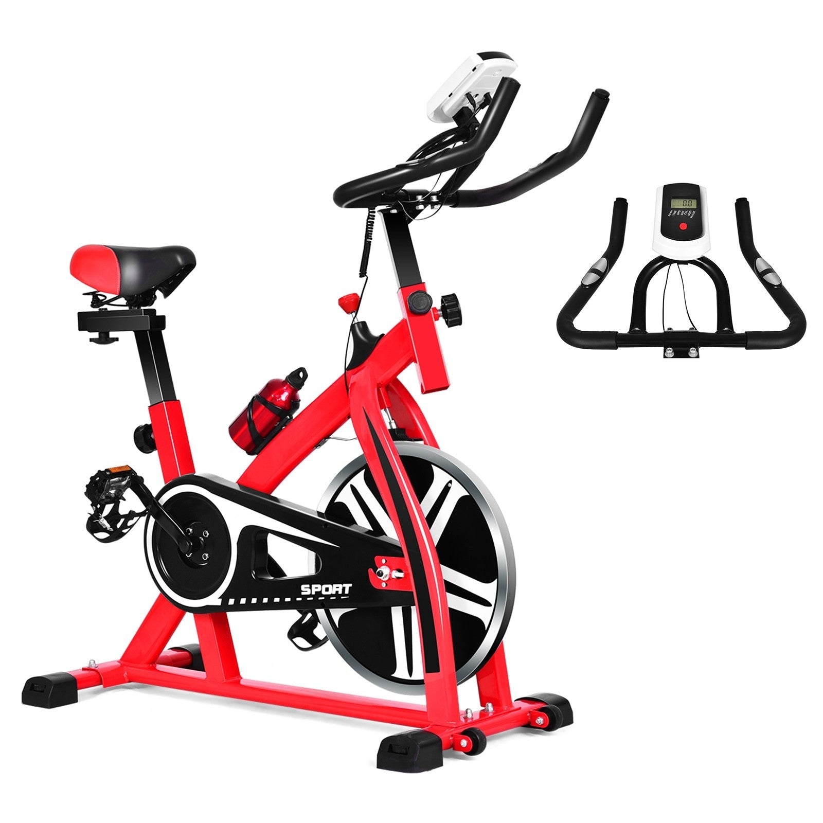 Indoor Cycling Bike, Stationary Bicycle Exercise Bike with Flywhee - Image 8