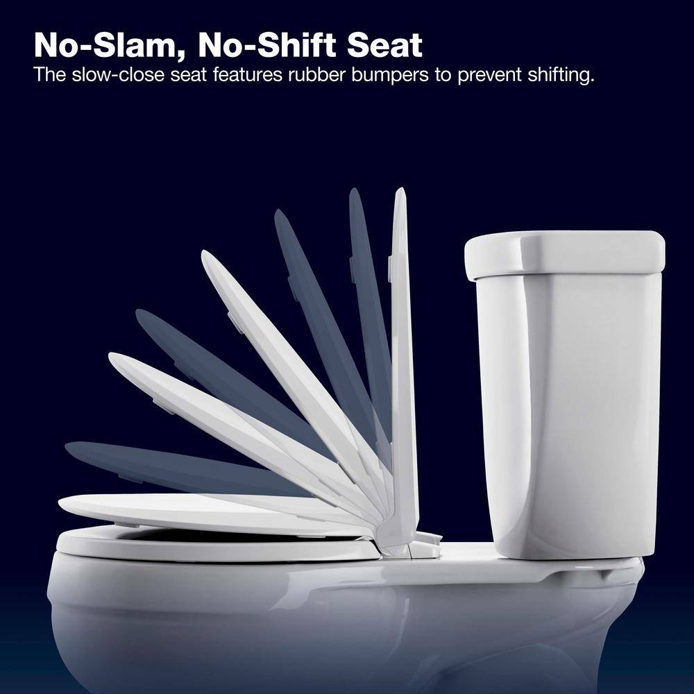 Extra Tall Highline Arc Complete Solution 2-piece 1.28 GPF Single Flush Elongated Toilet in White (Seat Included) 78305-0 - Image 9